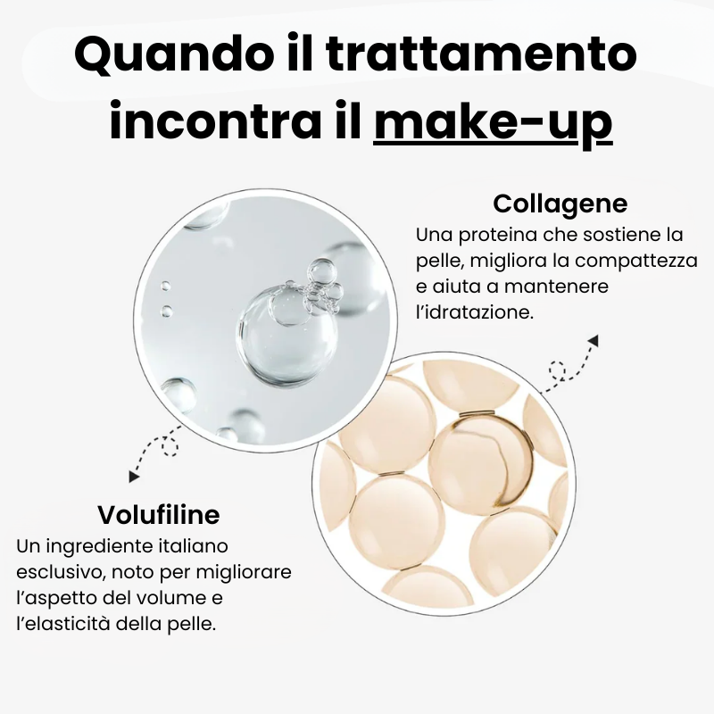 Fondotinta 2-in-1 con pennello integrato