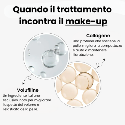 Fondotinta 2-in-1 con pennello integrato