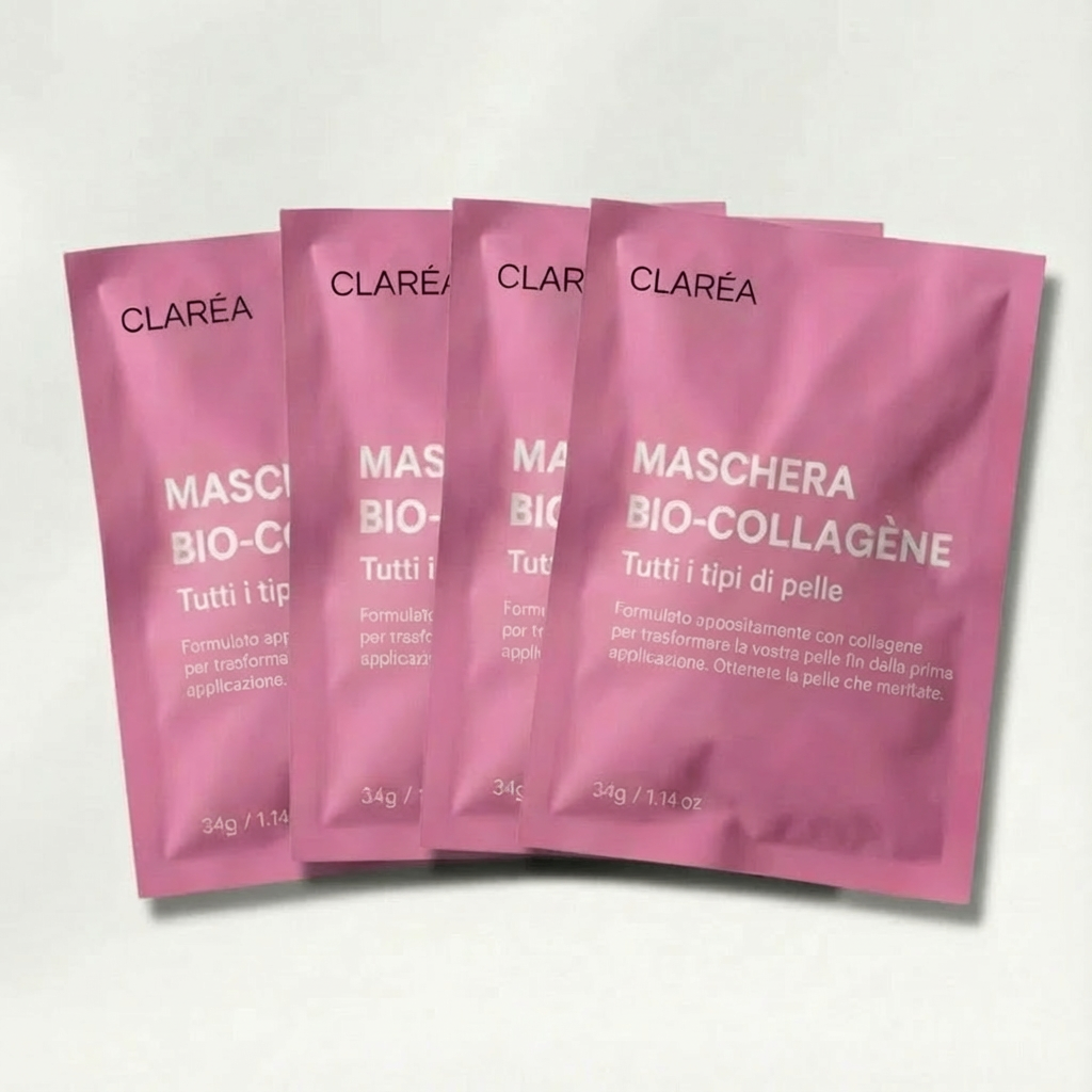 Maschere al Bio-Collagene – Idratazione Profonda & Riduzione delle Linee Sottili